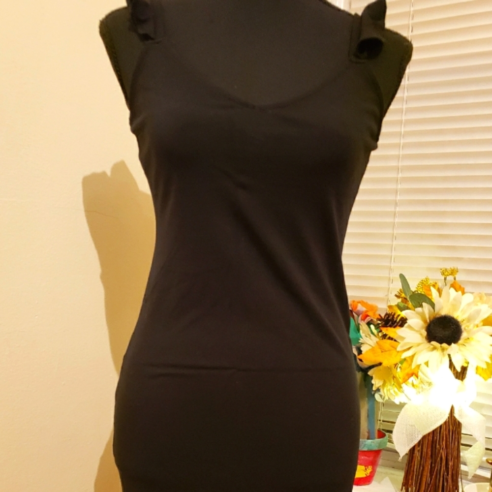 Forever 21 – Little Black ruffle strap dress
